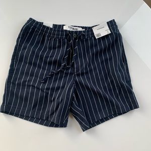 Topman pinstripe shorts in size medium. New, never worn with tags attached.